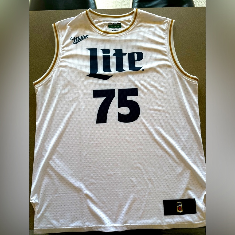 Miller Lite Basketball Jersey XL